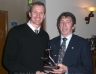 South West Chairman Leo Heatley presents SW Player of the year to Paul Doherty